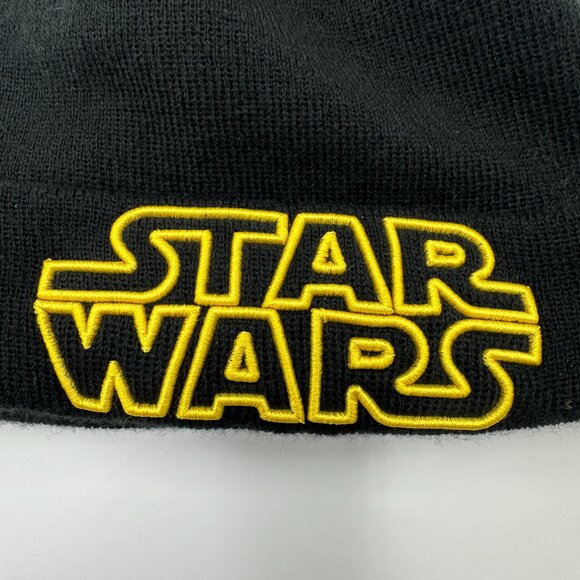 New Era Star Wars Black and Yellow Beanie Hat / New with Tags - Picture 10 of 12